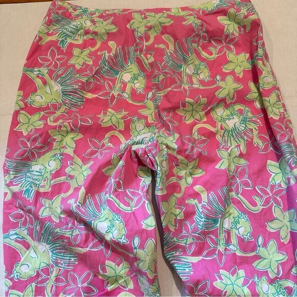 Lilly Pulitzer rocka hula monkey print pants sz 12 vintage ‘90’s - Picture 11 of 14